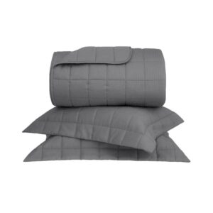 Kit Colcha S.King  Chumbo Buddemeyer