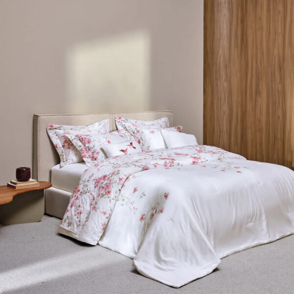 Colcha com Porta Travesseiro King 300 Fios Trussardi - Image 2