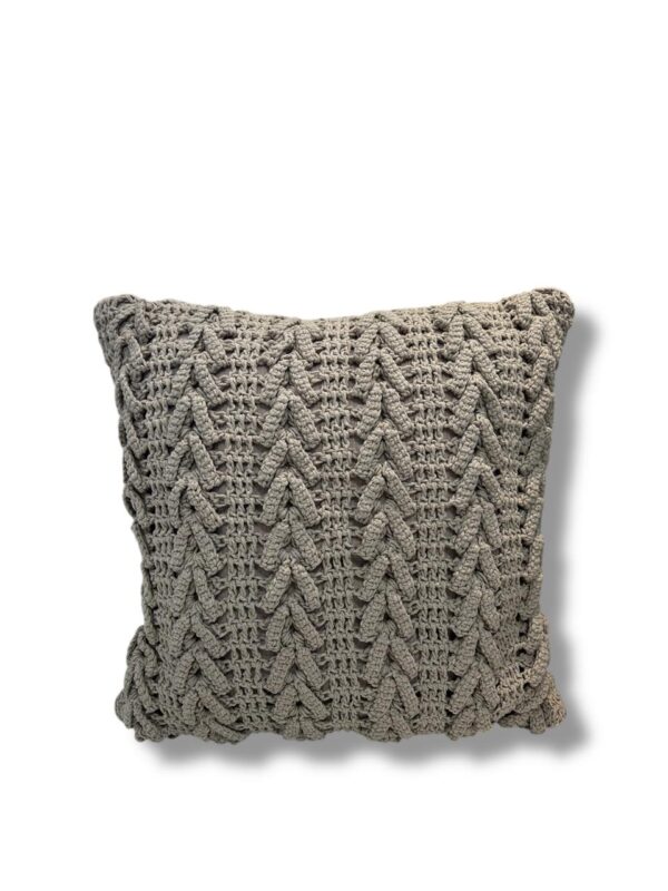 Almofada Crochê Bege 52X52
