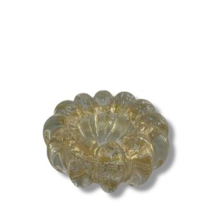 MuranoTransparente Com Ouro