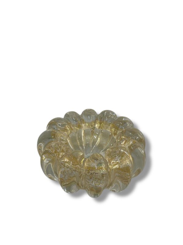 MuranoTransparente Com Ouro