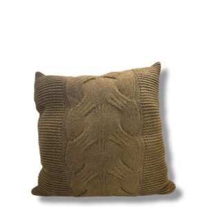 Almofada de Tricô Premium Elos Bege 52X52