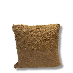 Almofada Boucle Mostarda 45X45