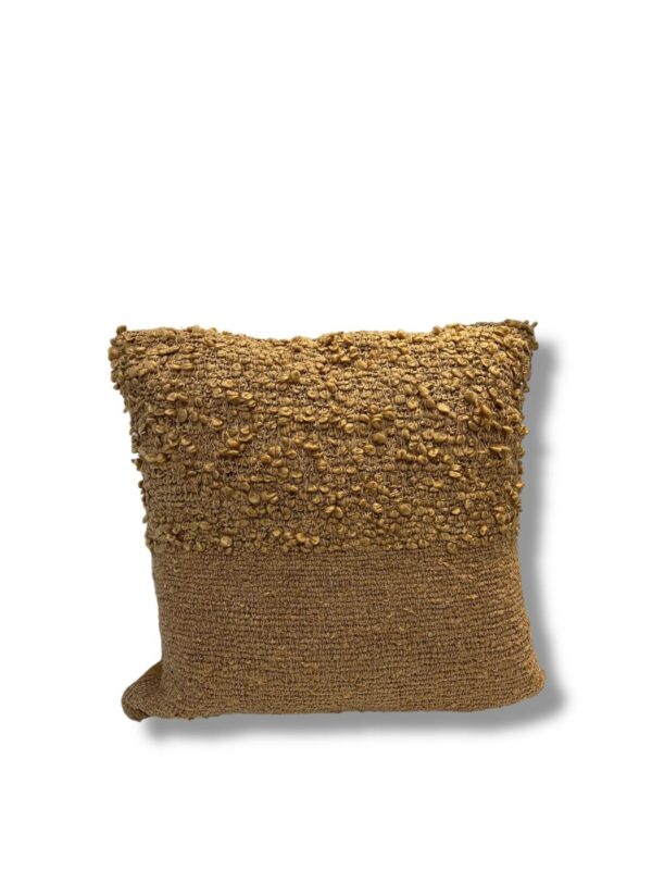 Almofada Boucle Mostarda 45X45