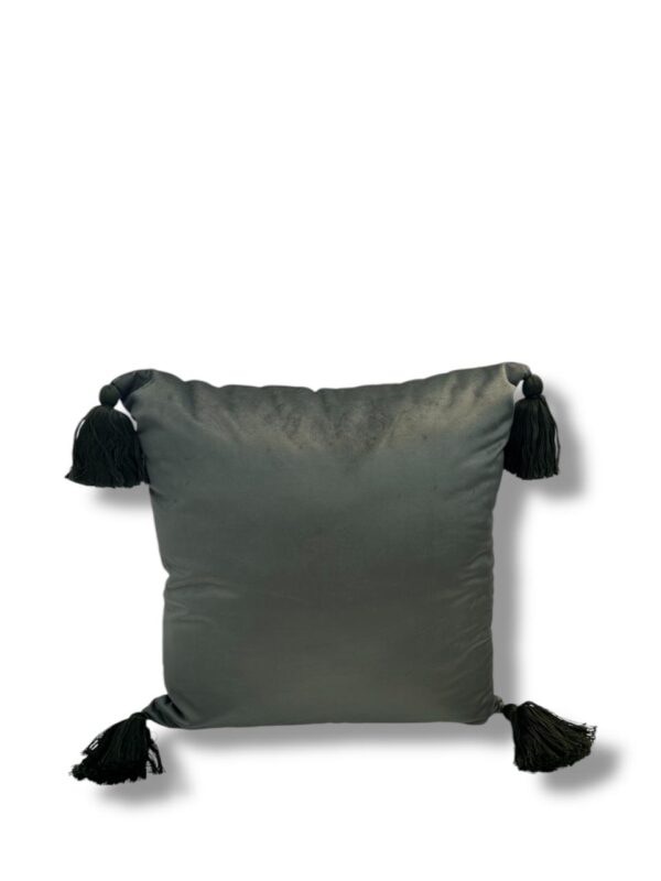 Almofada Lisa Verde c/ Pingente 52X52