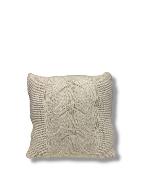 Almofada Tricô Premium Elos Cru 52X52