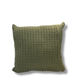 Almofada Tricô Lotus 52X52 Oliva