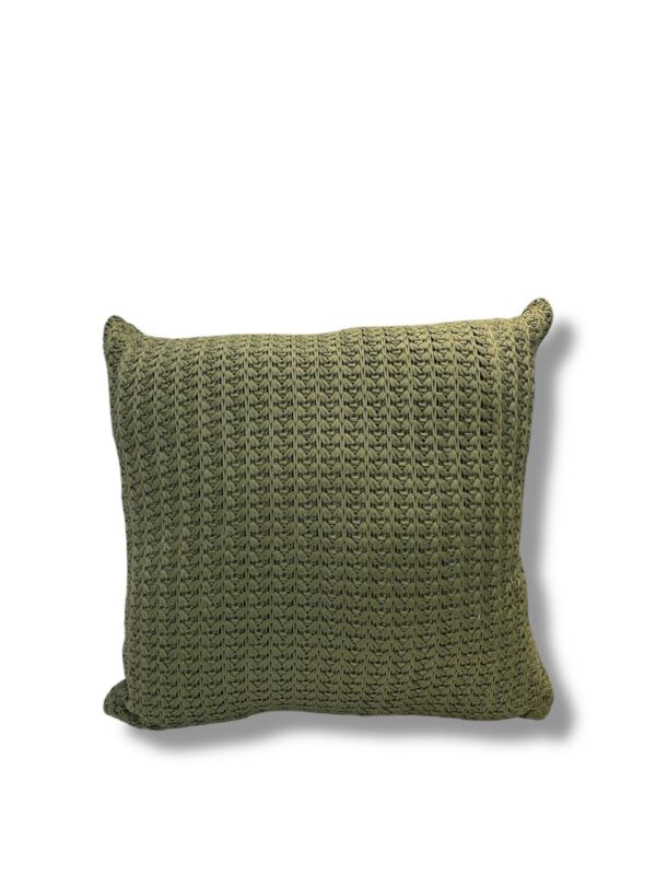 Almofada Tricô Lotus 52X52 Oliva
