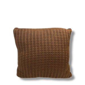 Almofada Tricô Trama Lotus Camelo 52X52