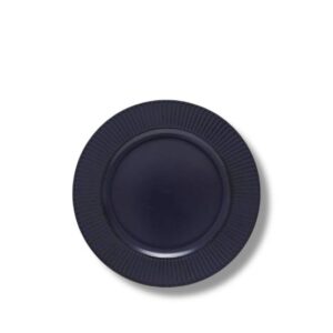 Sousplat Galles Radial Preto 33cm