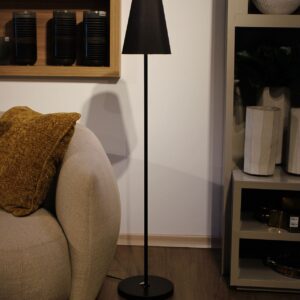 Luminária de Chão Preta 1,25cm