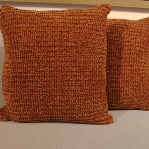 Almofada Tricô Soft 52X52 Terracota