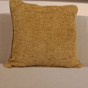 Almofada Chenille Austria Dourada 55X55