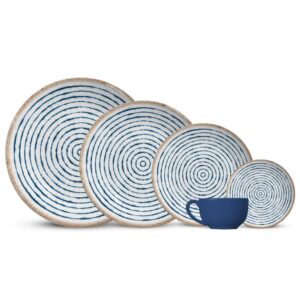 Aparelho de Jantar 20 Peças Grecco Navy