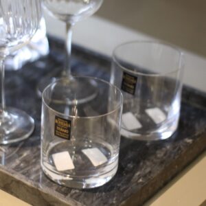 Jogo 6 copos p/ whisky Larus em cristal ecológico