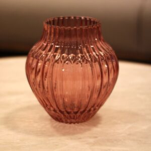Vaso em Vidro Terracota