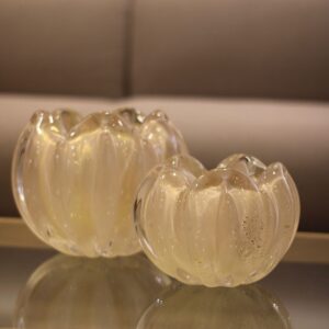 Murano Champagne com Ouro M