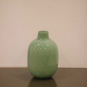 Vaso Decorativo em Vidro Verde