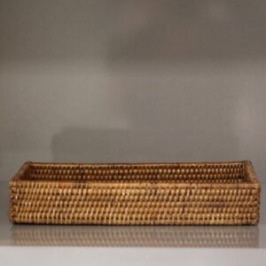 Bandeja em Rattan 32X15cm