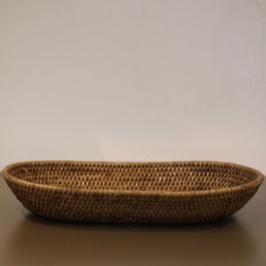 Cesta para Pães em Rattan Oval 41x20cm