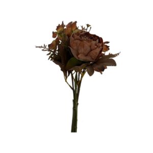 Peonia Ramalhete Laranja Outono