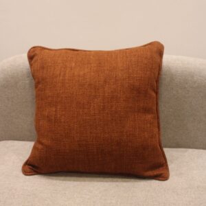 Almofada Linho Terracota 52x52cm Lisa