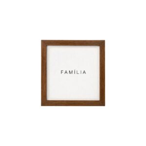 Quadro Aurora Família 18,5x18,5cm