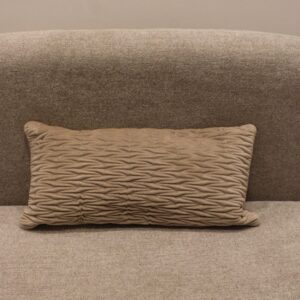 Almofada Veludo Chevron 50x25cm