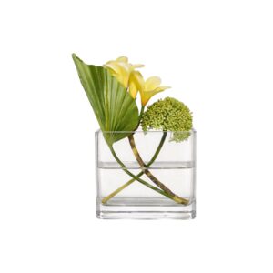 Vaso em Vidro com Planta