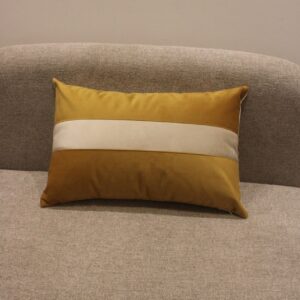 Almofada 35x52cm Suede Amarela