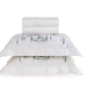 Jogo de Cama Appia Bambu Natural Queen Trussardi