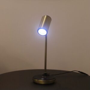 Abajur de Mesa Dourado e Preto