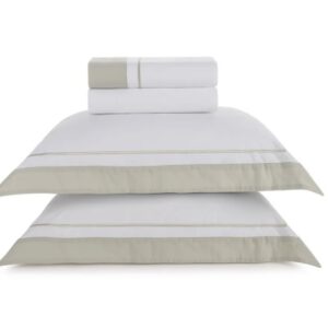 Jogo de Cama Fiesole Grigio Casal Trussardi