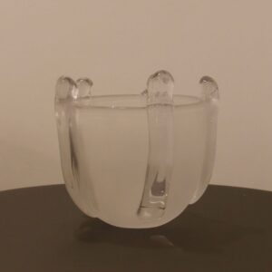 Vaso em Vidro Incolor Fosco