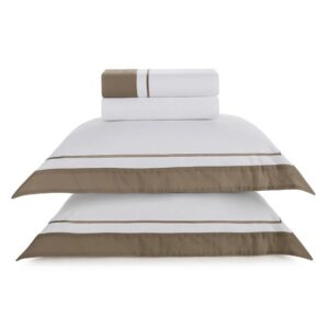 Jogo de Cama Fiesole Marrone King Trussardi