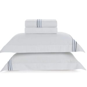 Jogo de Cama Menfi Branco Trussardi
