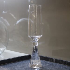 Conjuntos 6 Taças Diamond Champanhe c/ Base Cristal