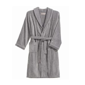 Roupão Barone Masculino Cinza M Trussardi