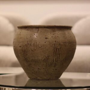 Vaso em Cerâmica Bege
